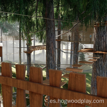 Equipo de recreación del patio del tren de madera de la madera del jardín